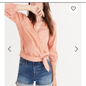 Madewell wrap top